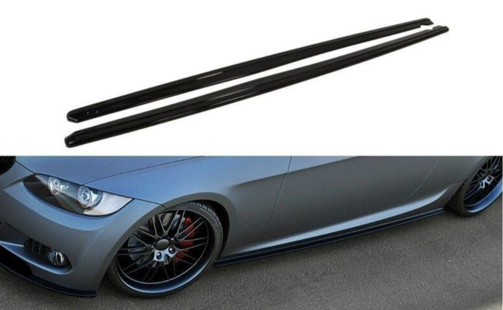BMW E92 E93 06-10 M-Sport helmojen kiiltävän mustat helmalistat Maxton Design
