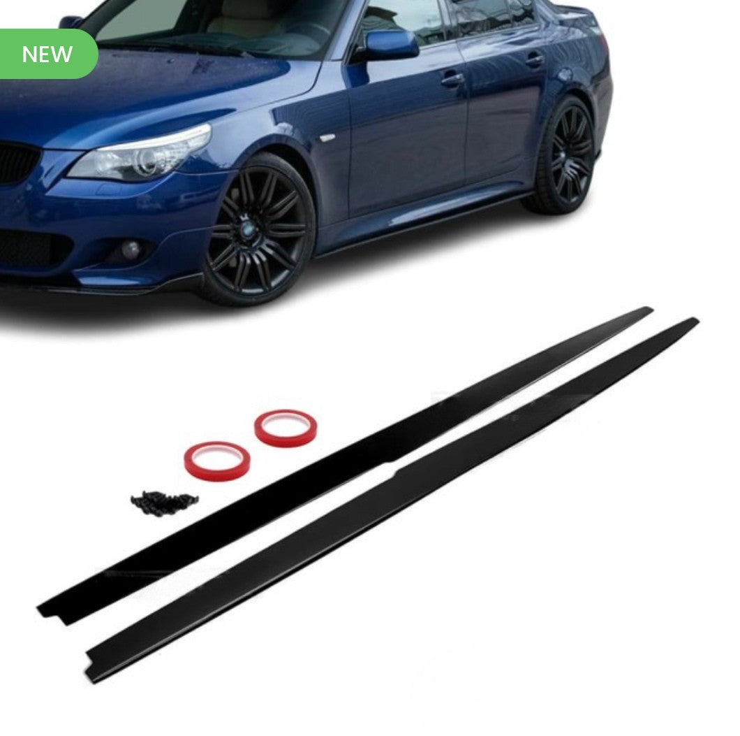 BMW E60 / E61 M-Performance kiiltävän mustat helmalipat