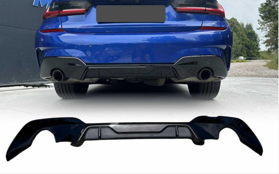 G20, G21 Pre lci ///M-performance hiilikuitu look takadiffuusori 330i