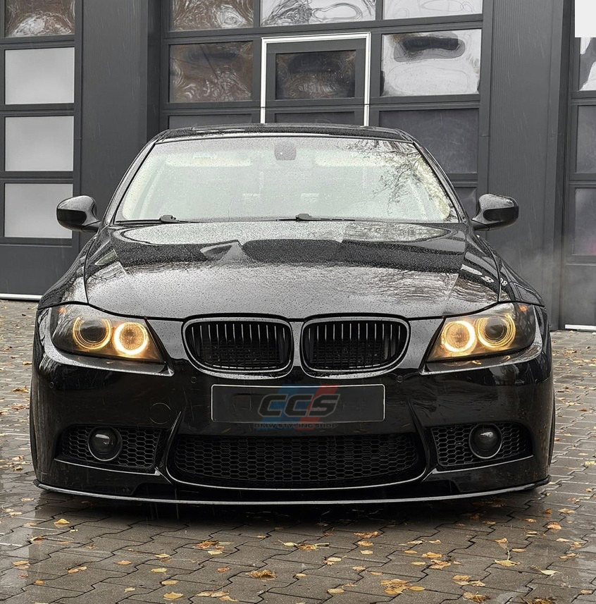 BMW E90/E91 Kiiltävän musta Etulippa M3 look puskuriin