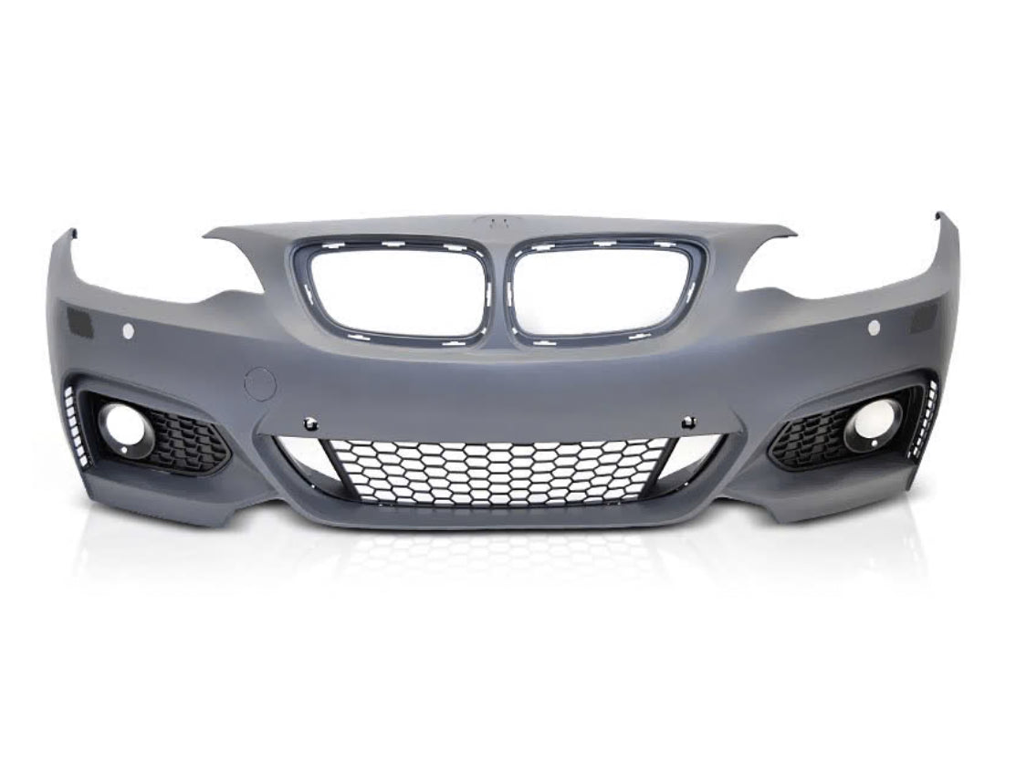 BMW F22 F23, M-sport etupuskuri PDC, SRA