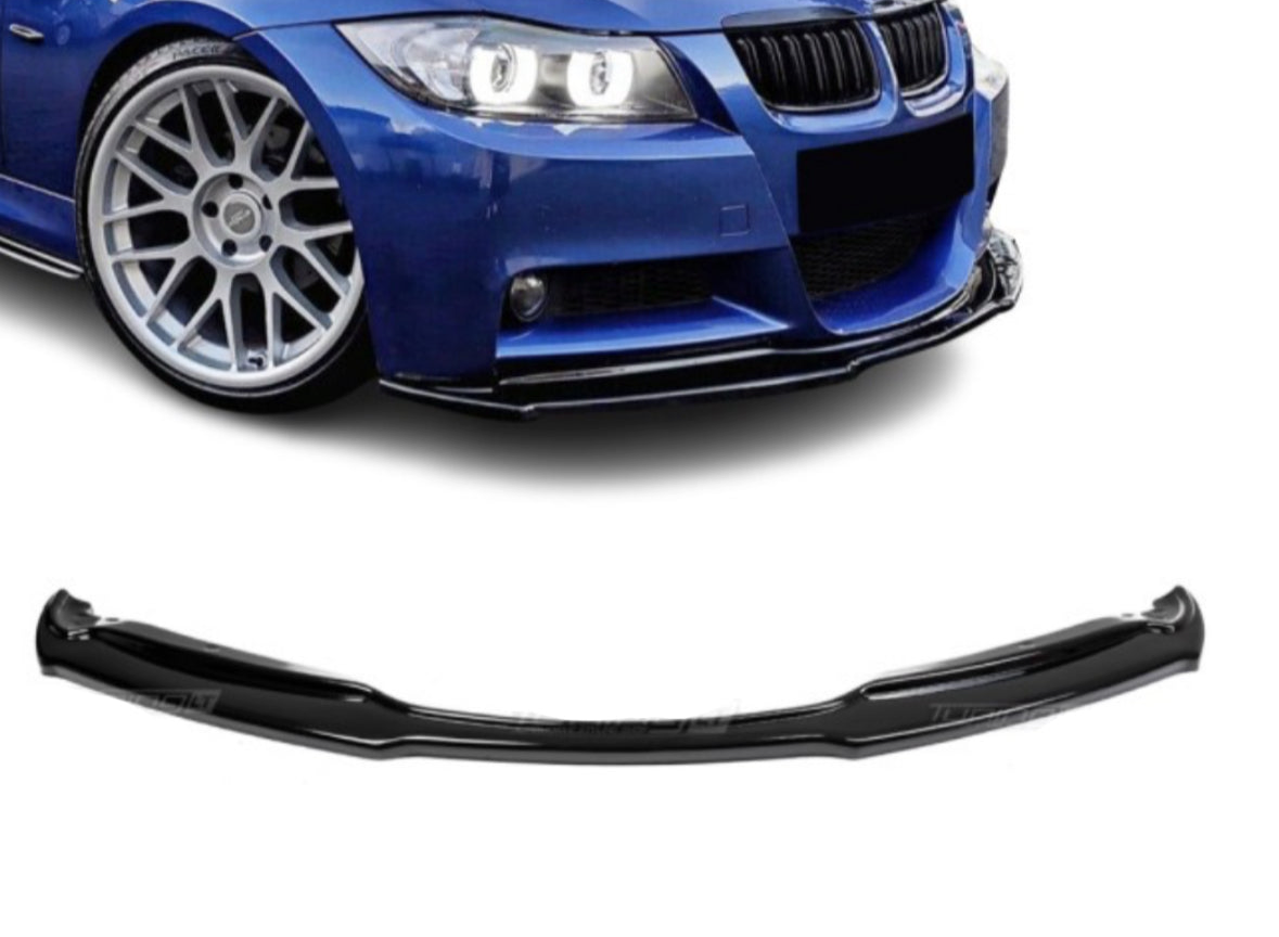 E90, E91 Performance-style kiiltävän musta etulippa