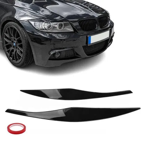 BMW E90 E91 Kiiltävän mustat valonluomet