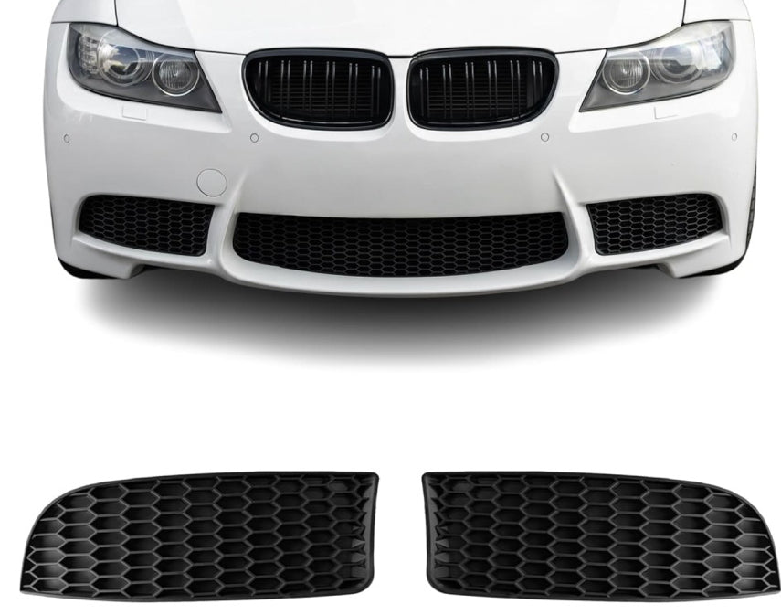 BMW E90/E91/E92/E93 Sumuvalo Delete suojat M3-Look puskuriin