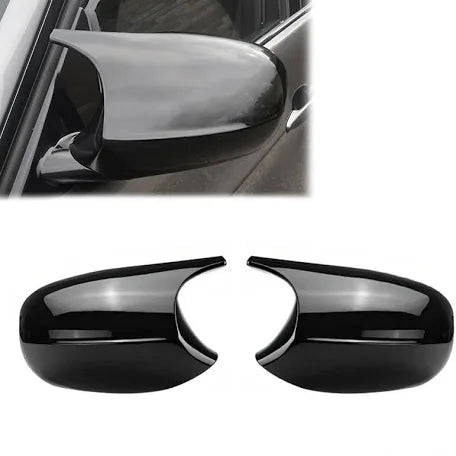 BMW E90 E91 E92 E93 E81 E82 E87 LCI M3-Look kiiltävän mustat peilinkuoret