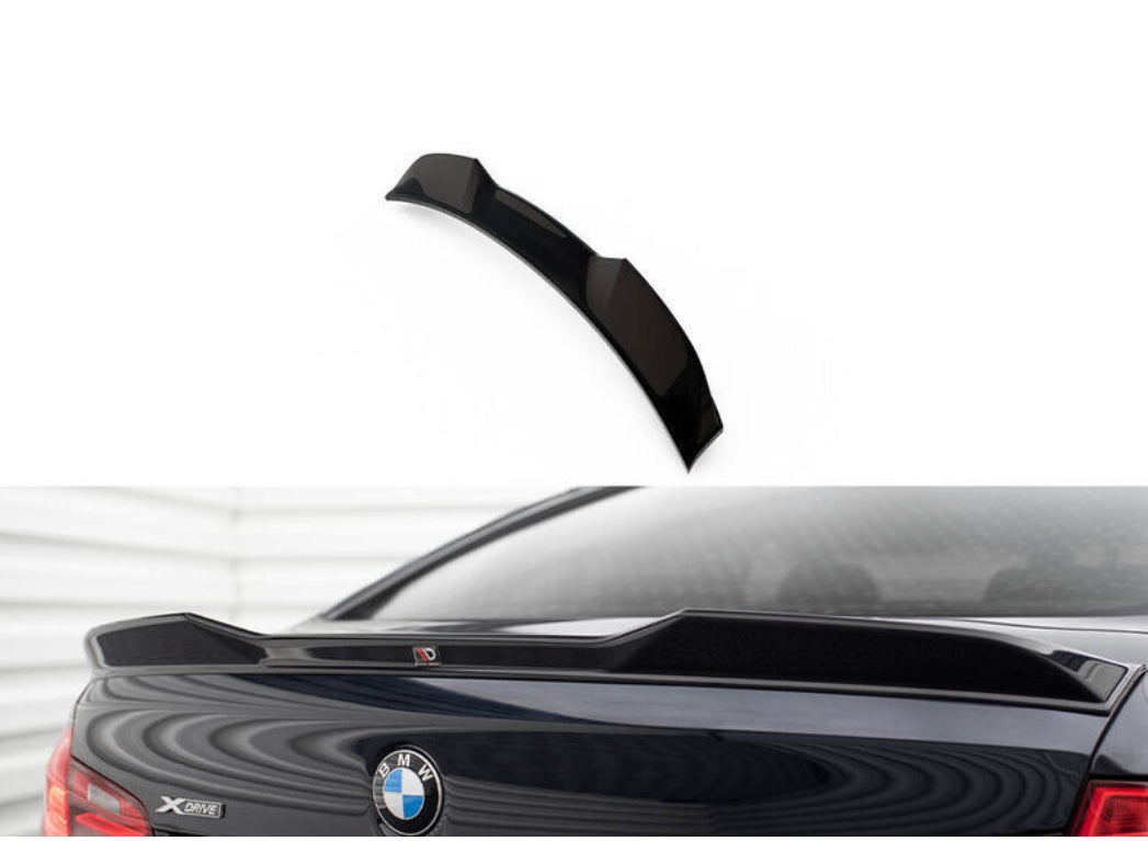 BMW 5-sarja F10 sedan 10-16 kiiltävän musta takaspoileri Maxton Design