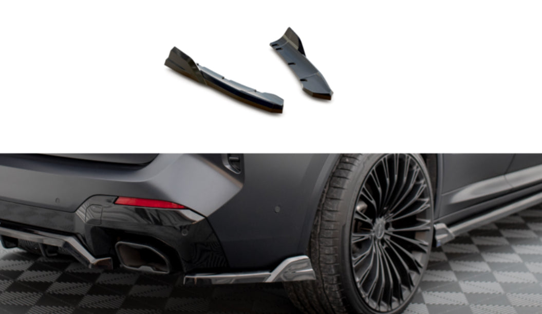 BMW X3 G01 LCI 21- M-Sport takapuskurin kulmapalat / lisäpalat Maxton Design