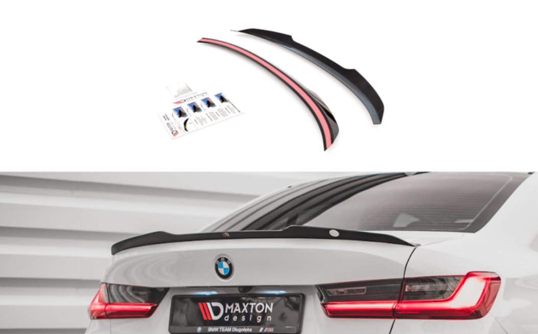 BMW G20 sedan 19- kiiltävän musta takaspoileri Maxton Design