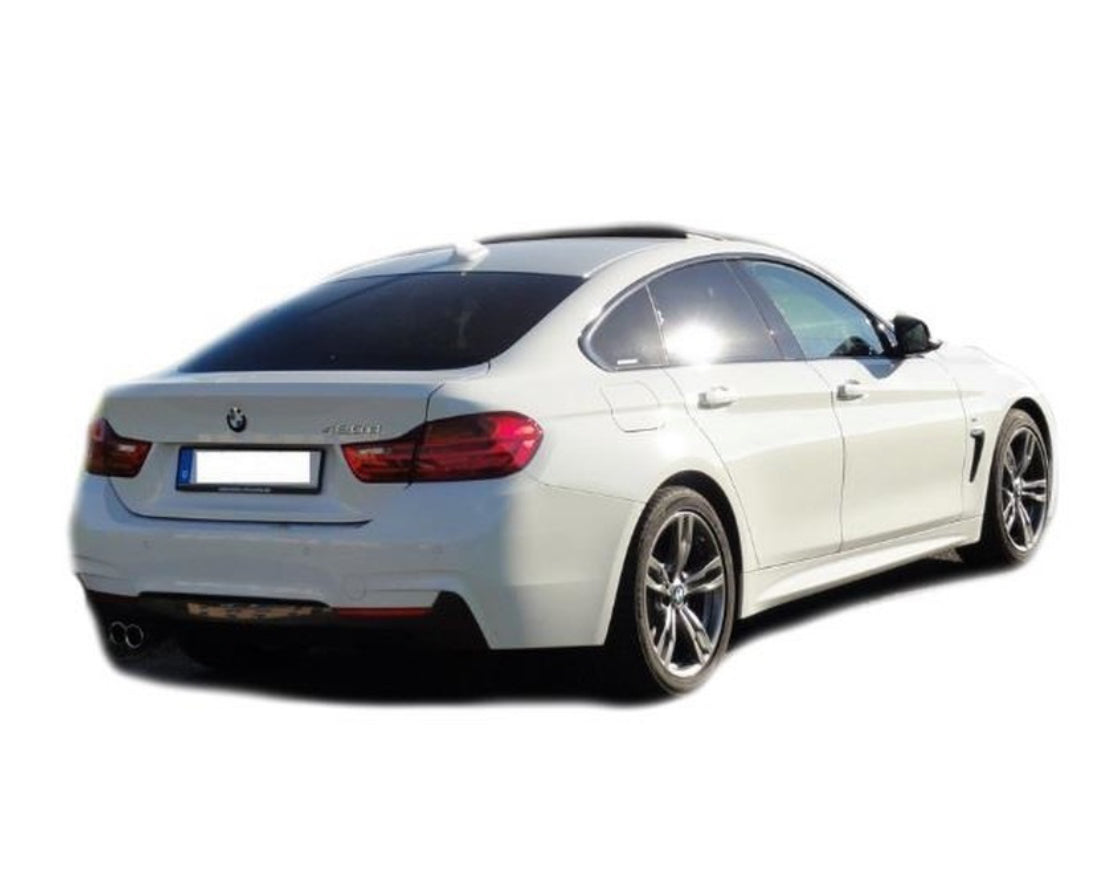 BMW F36 4/5 oviset mallit 2013-> M-Sport helmalevikkeet