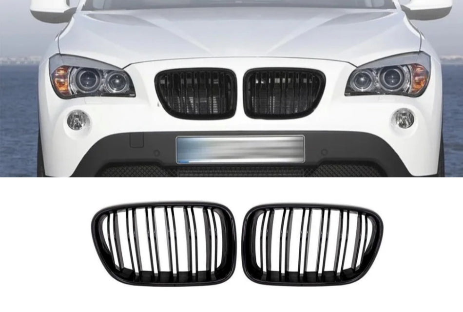 BMW X1 E84 M-look kiiltävän mustat munuaiset