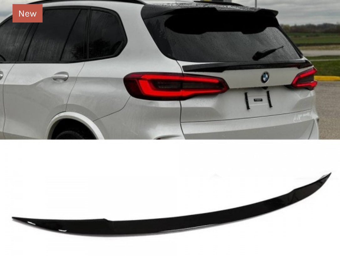 BMW X5 G05 Kiiltävän musta takakontin lippa Aero Style
