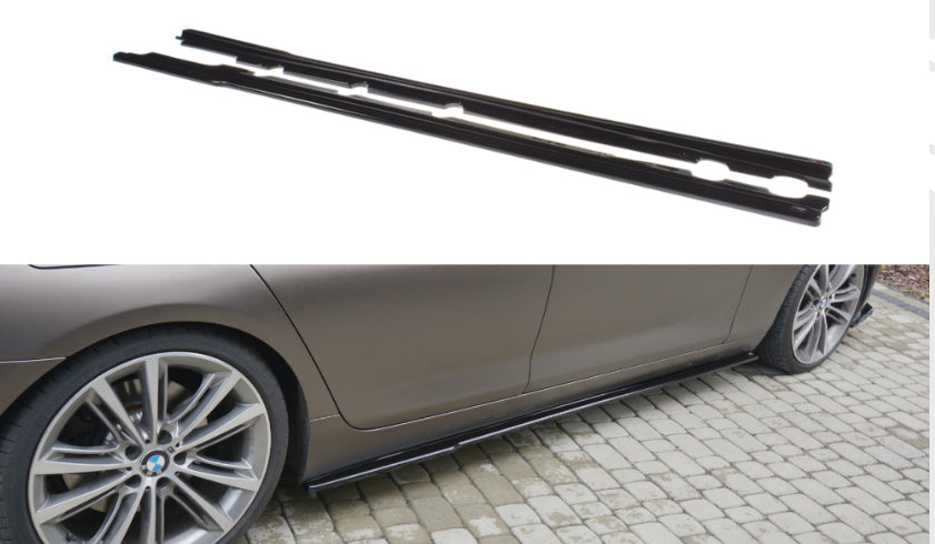 F06 gran coupe Maxton Design kiiltvän mustat helmalipat