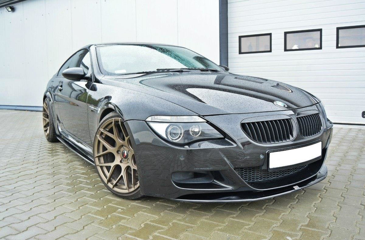 E63, E64 Maxton desing kiiltävän musta etulippa
