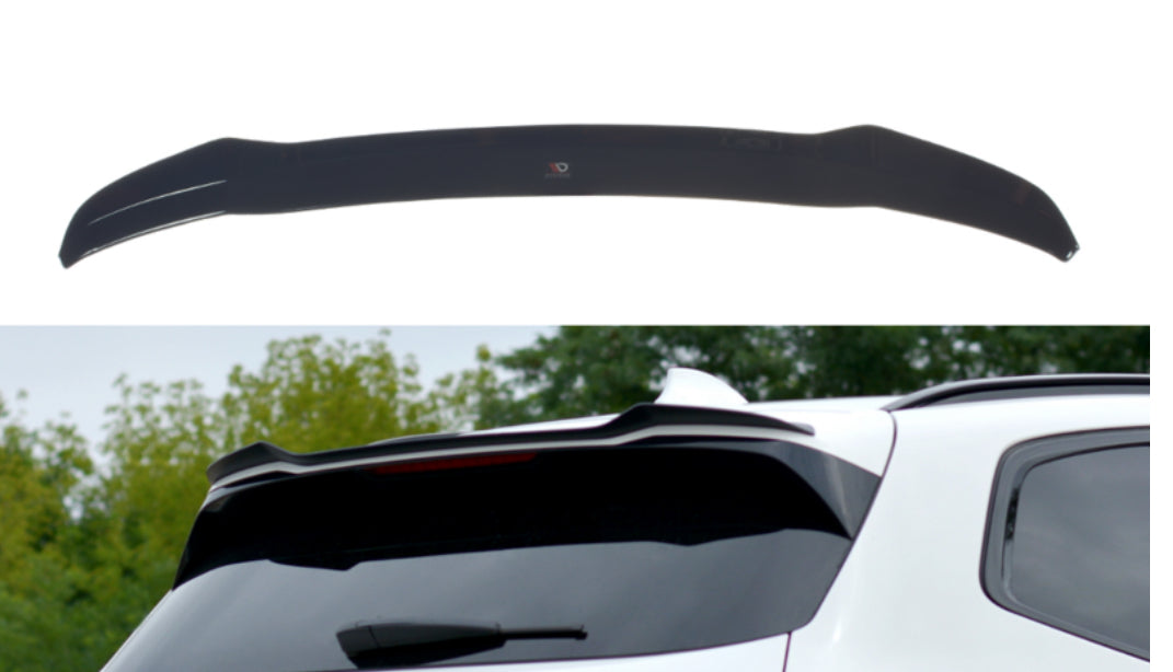 BMW X3 G01 17-23 kiiltävän musta takaspoileri Maxton Design
