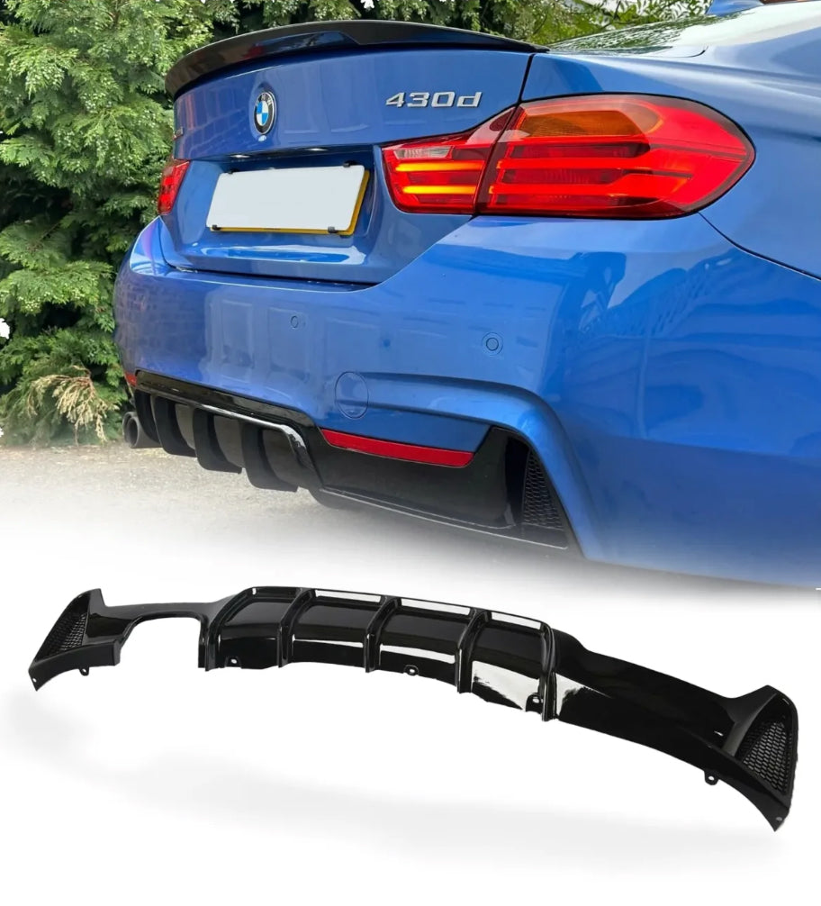 F32, F33, F36 ///M-performance kiiltävän musta takadiffuusori