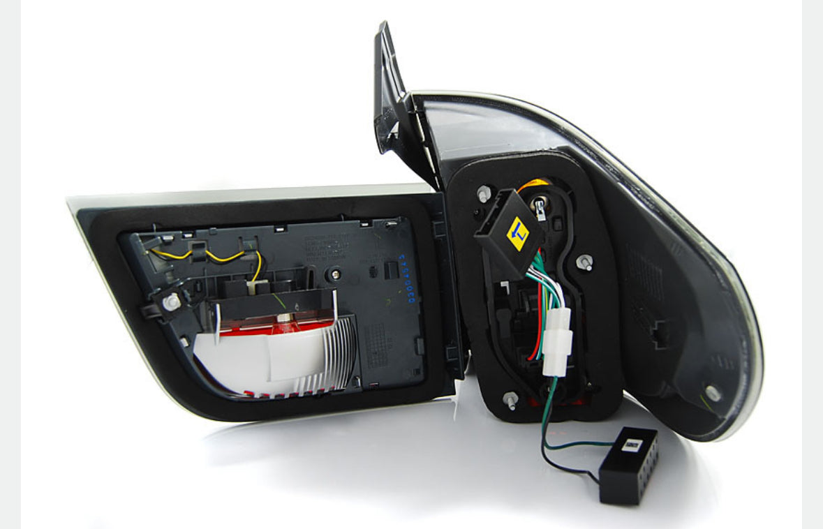 BMW X5 E70 07-10 tummat led bar takavalot