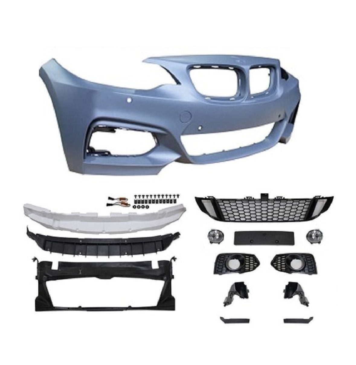 BMW F22, M-Look etupuskuri PDC