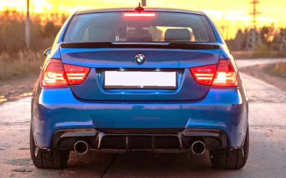 E90, E91 ///M-performance kiiltävän musta takadiffuusori