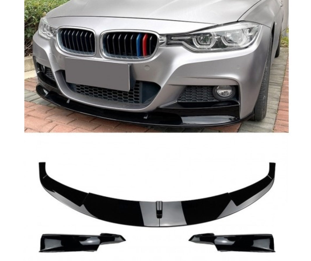 BMW F30/F31 M-performance kiiltävän musta etulippa (Useita vaihtoehtoja)