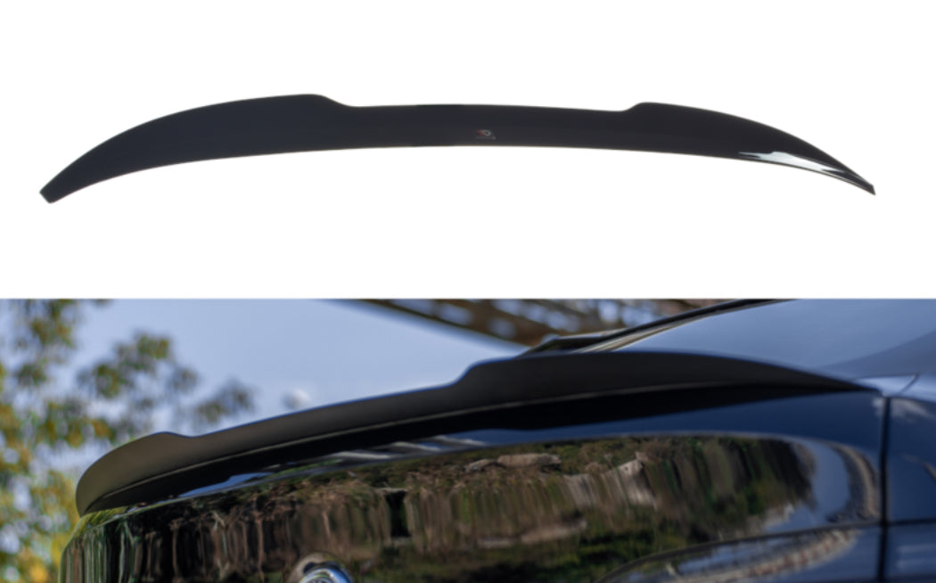 BMW X4 G02 18-23 kiiltävän musta takaspoileri Maxton Design