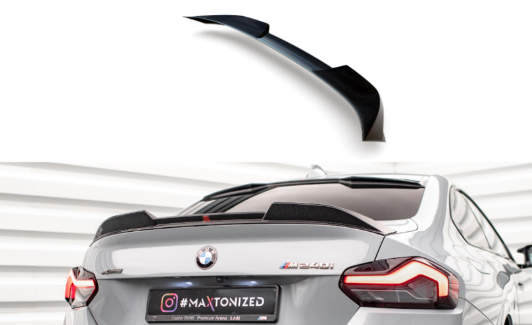 BMW M2 G87 & 2-sarja coupe G42 kiiltävän musta takaspoileri Maxton Design