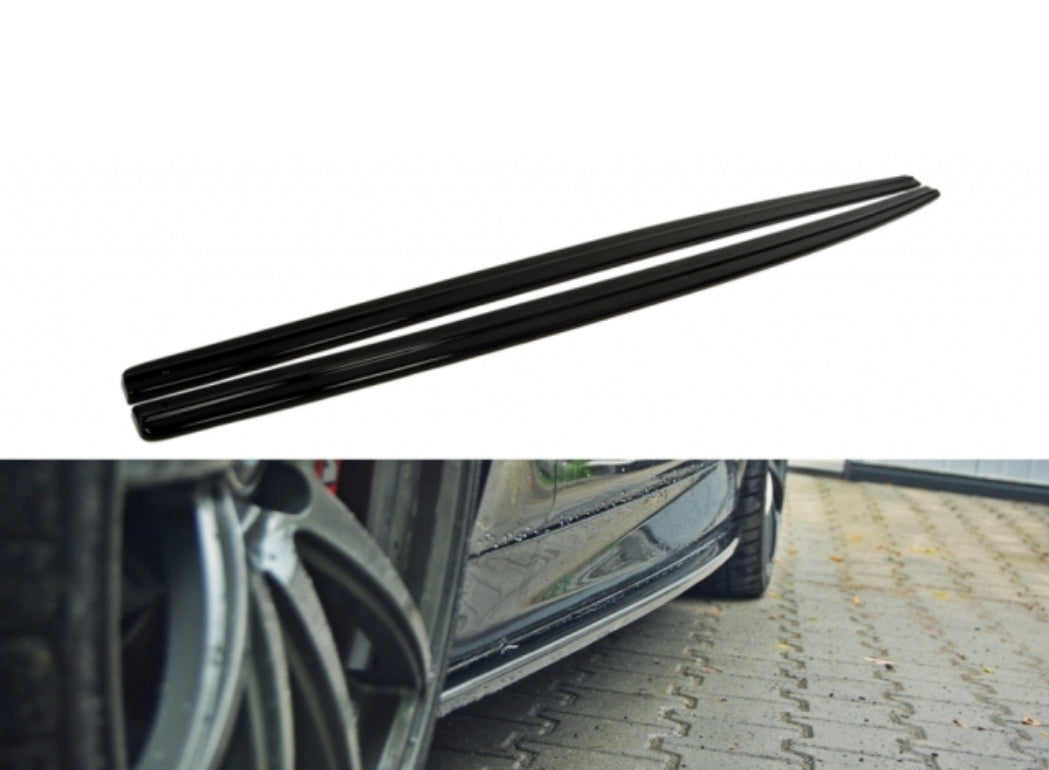 BMW F10 F11 11-16 M-Sport helmojen kiiltävän mustat helmalistat Maxton Design