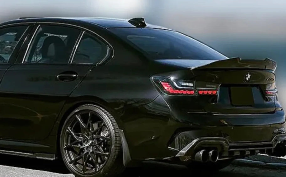 E90 Psm-style kiiltävän musta takalippa