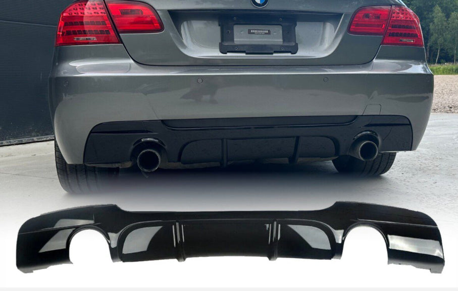 E92, E93 ///M-performance kiiltävän musta takadiffuusori