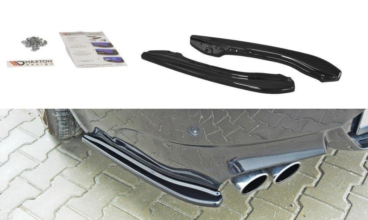 E63, E64 Maxton Design kiiltävän mustat takapuskurin kulmapalat