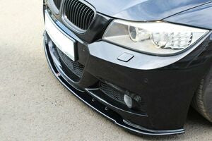 BMW E90 E91 08-11 M-Sport etupuskurin kiiltävän musta splitteri Maxton