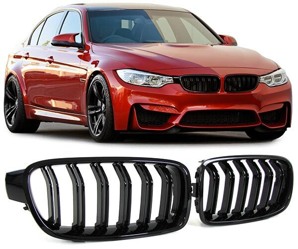 F30, F31 M-look kiiltävän mustat munuaiset