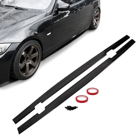BMW E90 E91 M-performance kiiltävän mustat helmalipat
