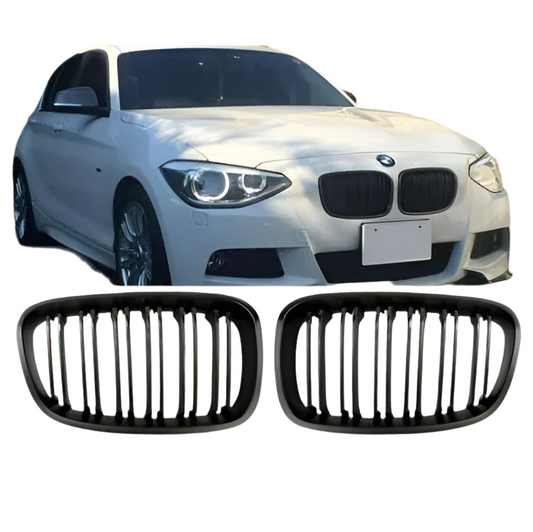 BMW F20 F21 Pre lci, Kiiltävän mustat M-Look munuaiset