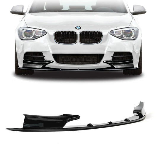 BMW F20, F21 M-performance kiiltävän musta etuspoileri