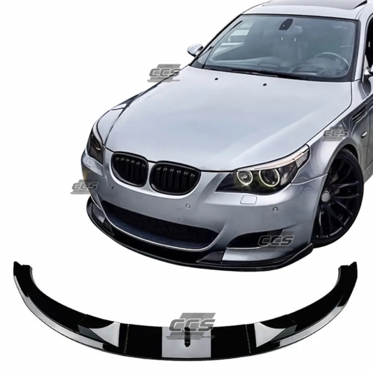 BMW E60 E61 H-Style kiiltävän musta etulippa