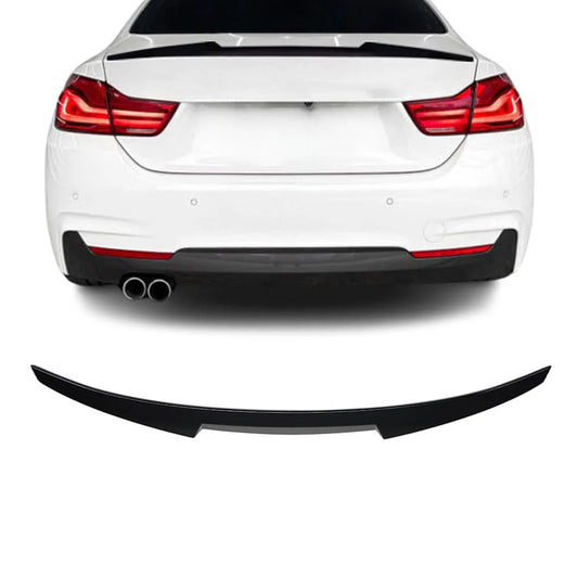 BMW F32, M4 Look takaspoileri kiiltävän mustana