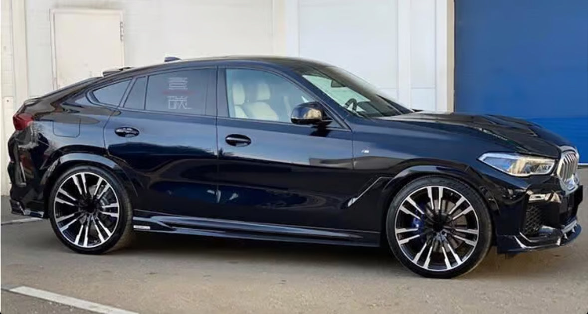 BMW X6 G06 Kiiltävän musta Aero lippa sarja