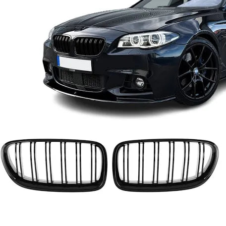 BMW F10 F11, M5-Look kiiltävän mustat munuaiset