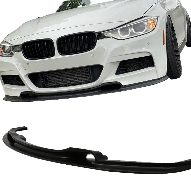 BMW F30 F31 V-style etupuskurin lippa kiiltävän musta
