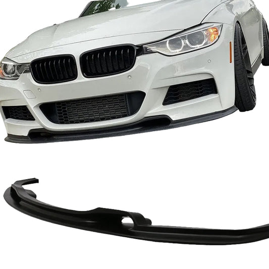 BMW F30 F31 V-style etupuskurin lippa kiiltävän musta