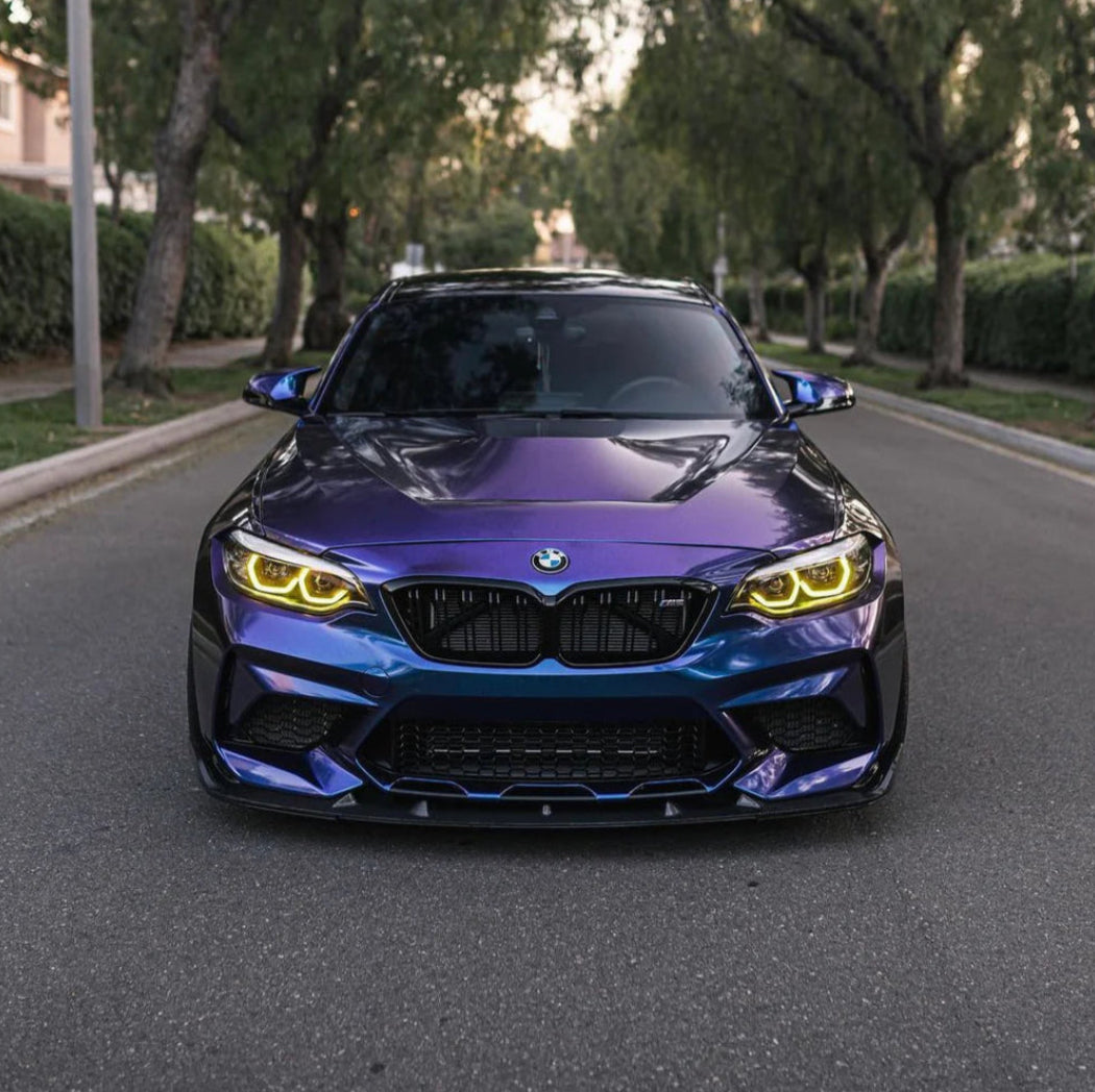 BMW F22 F87 2-sarja LCI keltaiset DRL LED RayLights