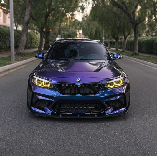 BMW F22 F87 2-sarja LCI keltaiset DRL LED RayLights