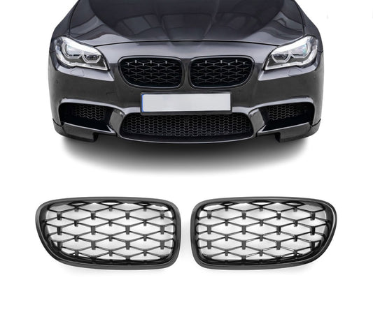 BMW F10 F11 Diamond Munuaiset Kiiltävä Musta
