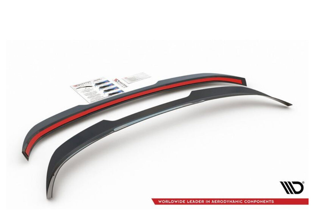 BMW 1-sarja F40 19- kiiltävän musta takaspoileri Maxton Design