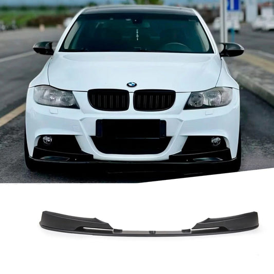 BMW E90 / E91 LCI M-Performance kiiltävän musta etulippa