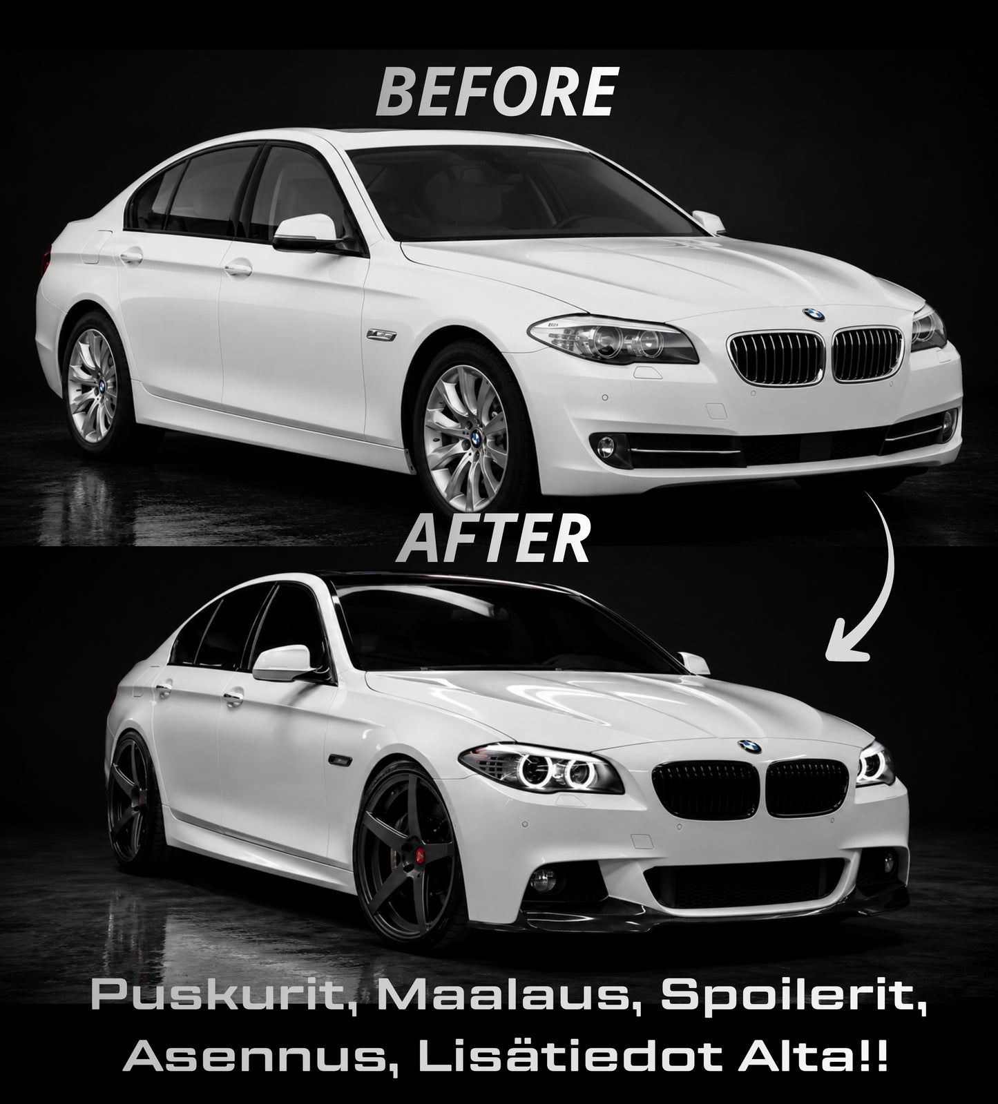 BMW F10 / F11 M-sporttaus Setti | FULL BUILD