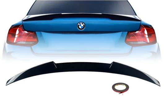 BMW F22 M4 -look takaspoileri kiiltävän musta