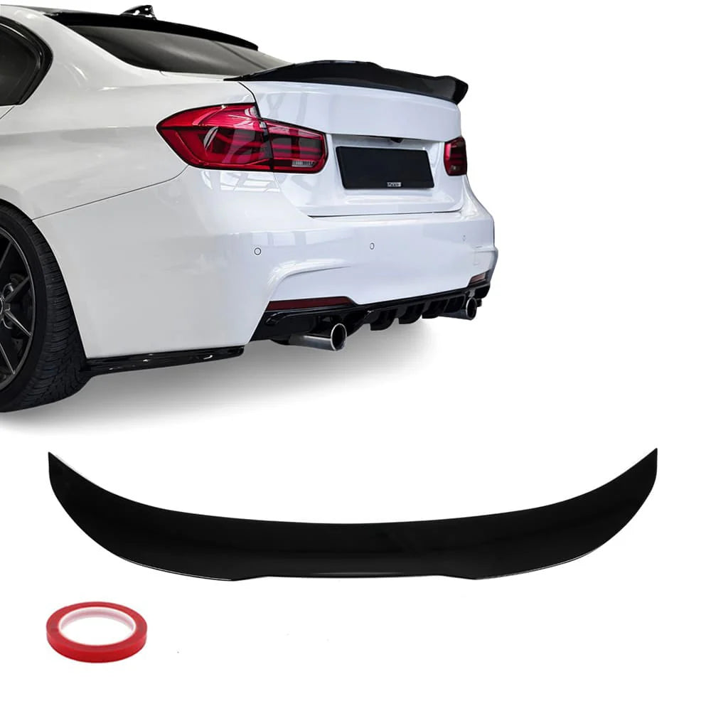 BMW F30, PSM-Look kiiltävän musta takaspoileri