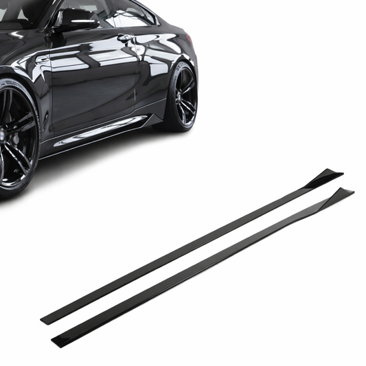 BMW M2 F87 CS-Style kiiltävän mustat helmalipat