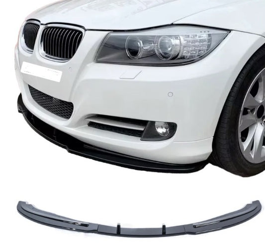 BMW E90 / E91 LCI 08-11 Kiiltävän musta vakiopuskurin lippa